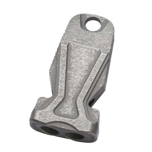 Double-hole titanium alloy whistle, high decibel burst sound, essential for EDC outdoor emergency survival