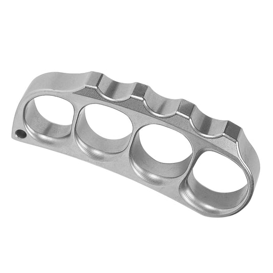 KASFLY Titanium Alloy Pea Pod Knuckle Multifunctional Self-Defense Tool Bronze Knuckle
