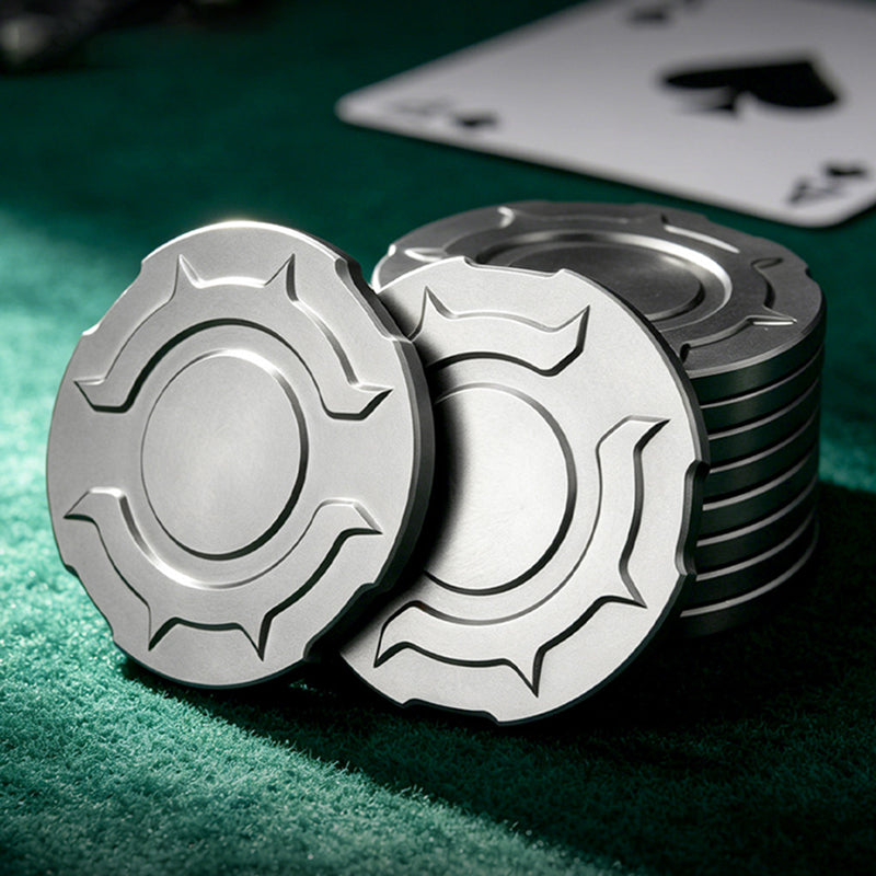 Titanium Alloy Commemorative Challenge Coin, EDC Fidget Decompression Toy For Everyday Carry