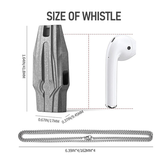Free shipping special for you Exclusive offer Titanium Alloy Survival Whistle, Double-Barreled For Loud 120Db Sound, Ideal For Outdoor Adventures & Emergencies