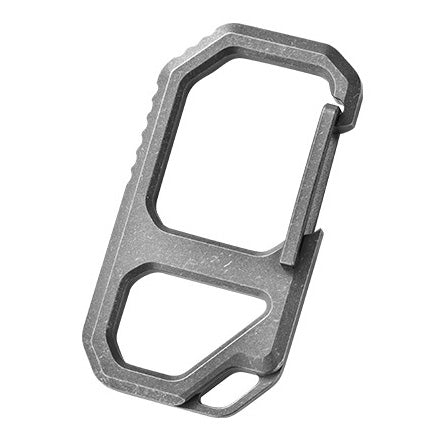Titanium alloy with corkscrew keychain, high elasticity outdoor carabiner, strap buckle