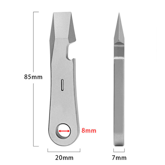 Titanium Alloy Crowbar With Bottle Opener Mini Multifunctional EDC Gadget