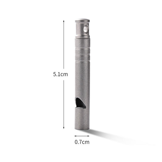Emergency whistle Mini Titanium whistle EDC whistle