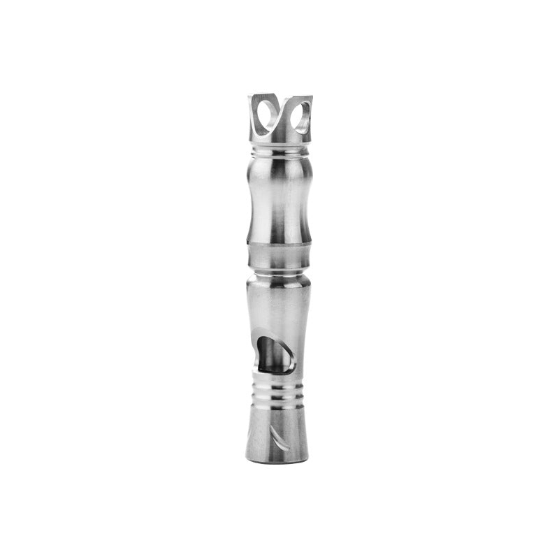 Titanium alloy whistle outdoor portable single tube burst sound up to 120 decibels EDC essential