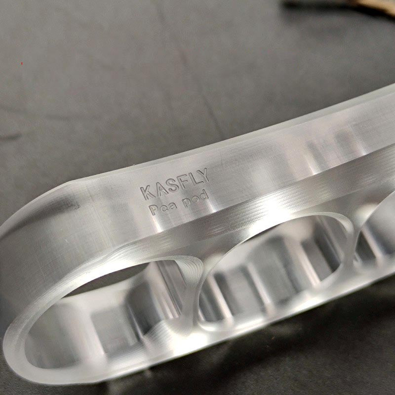 KASFLY Polycarbonate Pea Pod Knuckle Multifunctional Self-Defense Tool PC Knuckle