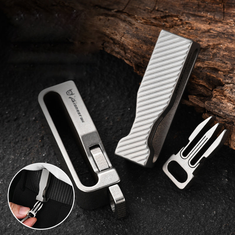 Titanium alloy multifunctional belt buckle, quick key buckle,Belt buckle