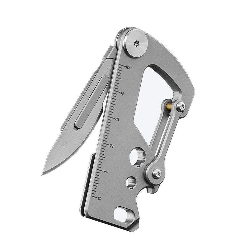 Titanium alloy multi-function key chain