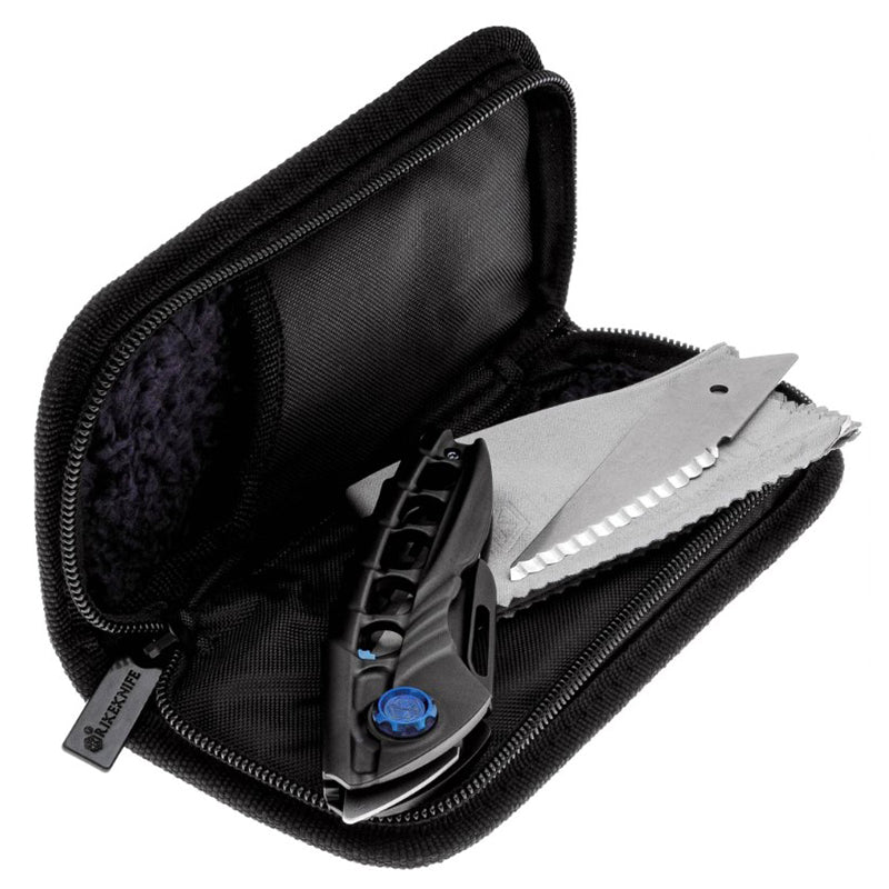 Rike Knife Alien1 Folding Knife M390 Blade Material Black Titanium Alloy Handle