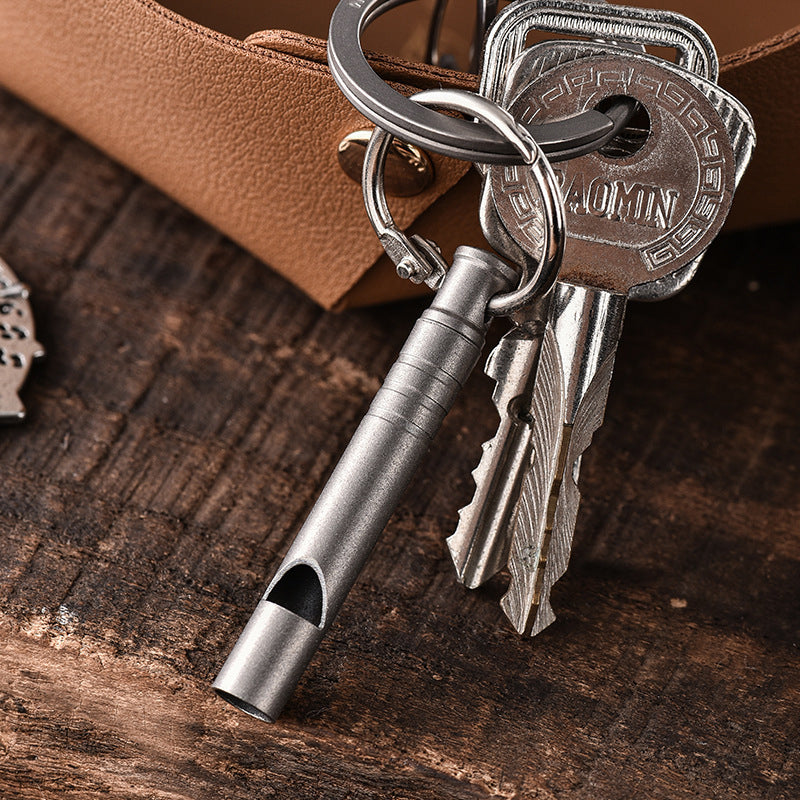Emergency whistle Mini Titanium whistle EDC whistle