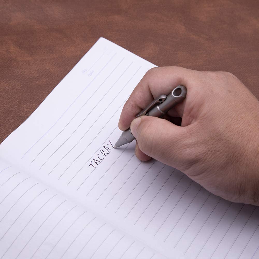 TACRAY Titanium Bolt Action Mini Pen Writing Pen Mini Keychain Pen A
