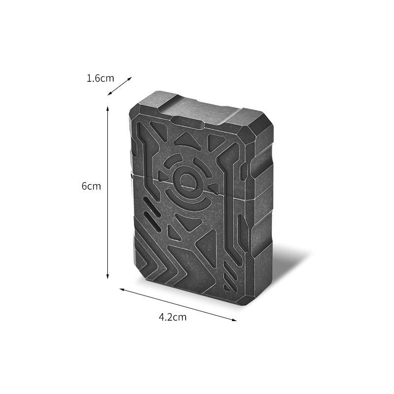 Titanium Alloy Lighter Shell Men's Advanced Outdoor EDC Tool