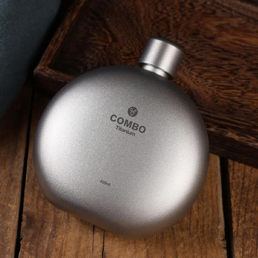 Large Capacity 450ml Titanium Wine Bottle - Durable, Lightweight, and Corrosion-Resistant