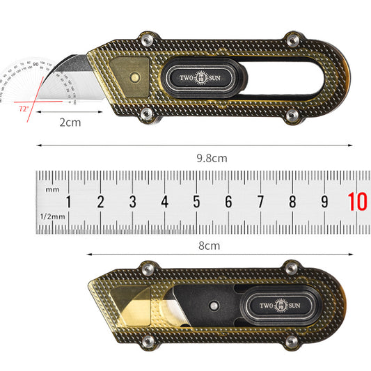 PEI Handle Multifunctional Utility Knife Premium EDC Paper Cutter Tool
