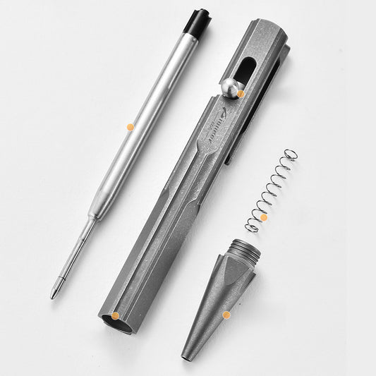 Tactical Pen Titanium alloy Pen bolt Pen Writing Pen ZSB018(Stone wash)