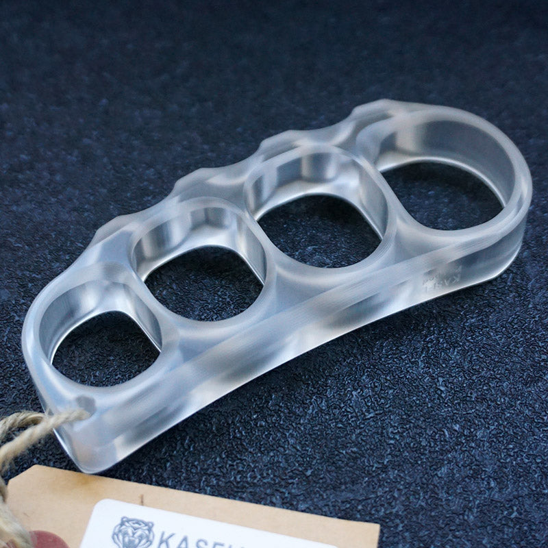 KASFLY Polycarbonate Pea Pod Knuckle Multifunctional Self-Defense Tool PC Knuckle