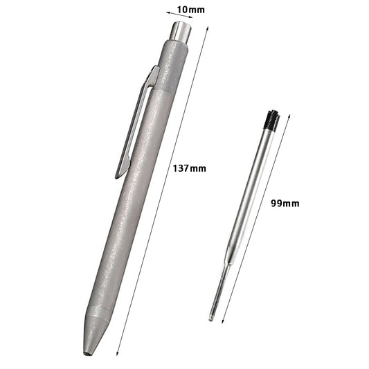 Titanium Alloy Multifunctional Tactical Pen Business Signature Pen(Stone washing)