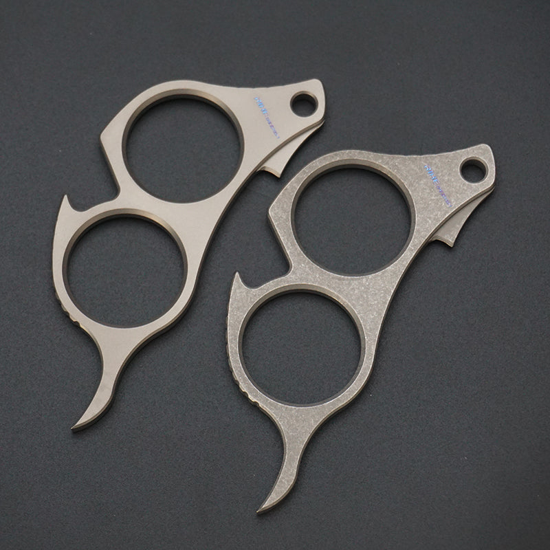 Multifunctional Titanium Alloy Crowbar Portable EDC Tool Bottle Opener Peeler Accessory Pendant