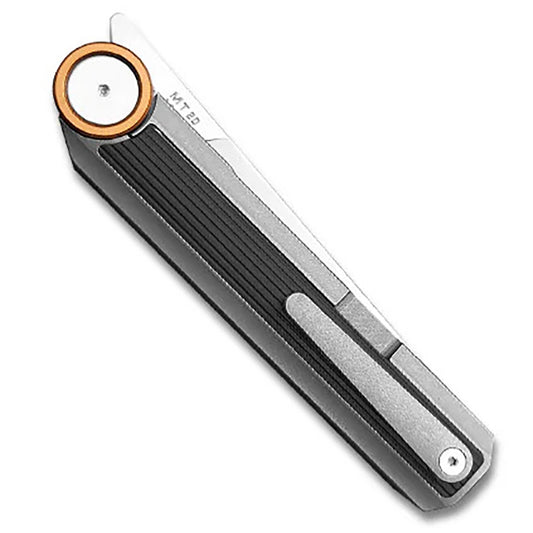 NOC Knives MT-20 Titanium Handle Folding Knife M390 Powder Steel Blade(Dark gray)