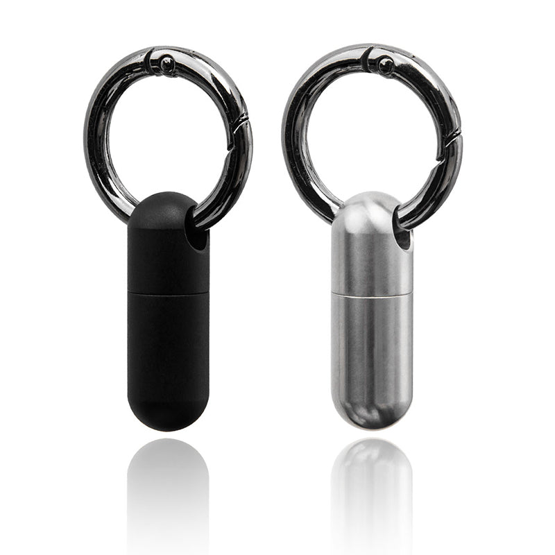 Titanium Alloy Mini Portable Medicine Box, Waterproof Small Medicine Bottle, Waterproof Bottle, Portable First Aid Medicine Bottle, Suitable for EDC/Outdoor Emergency