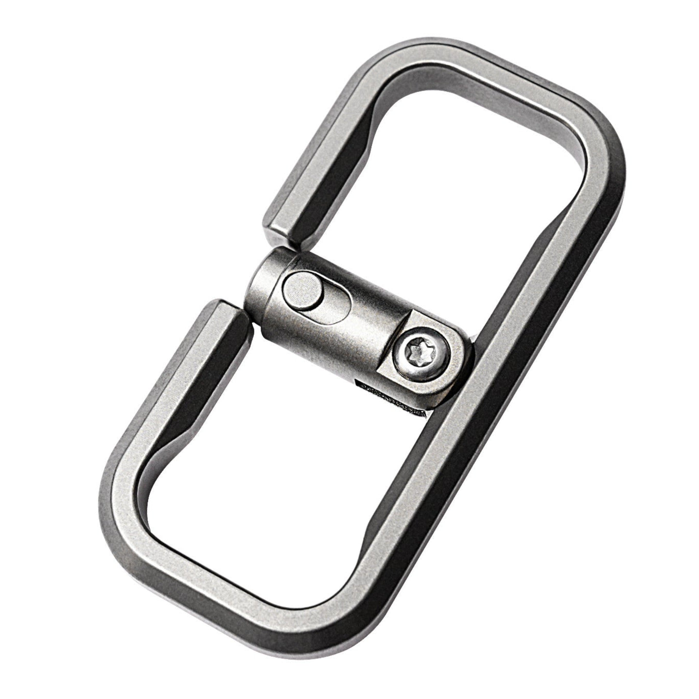 Titanium alloy car keychain, carabiner, EDC buckle