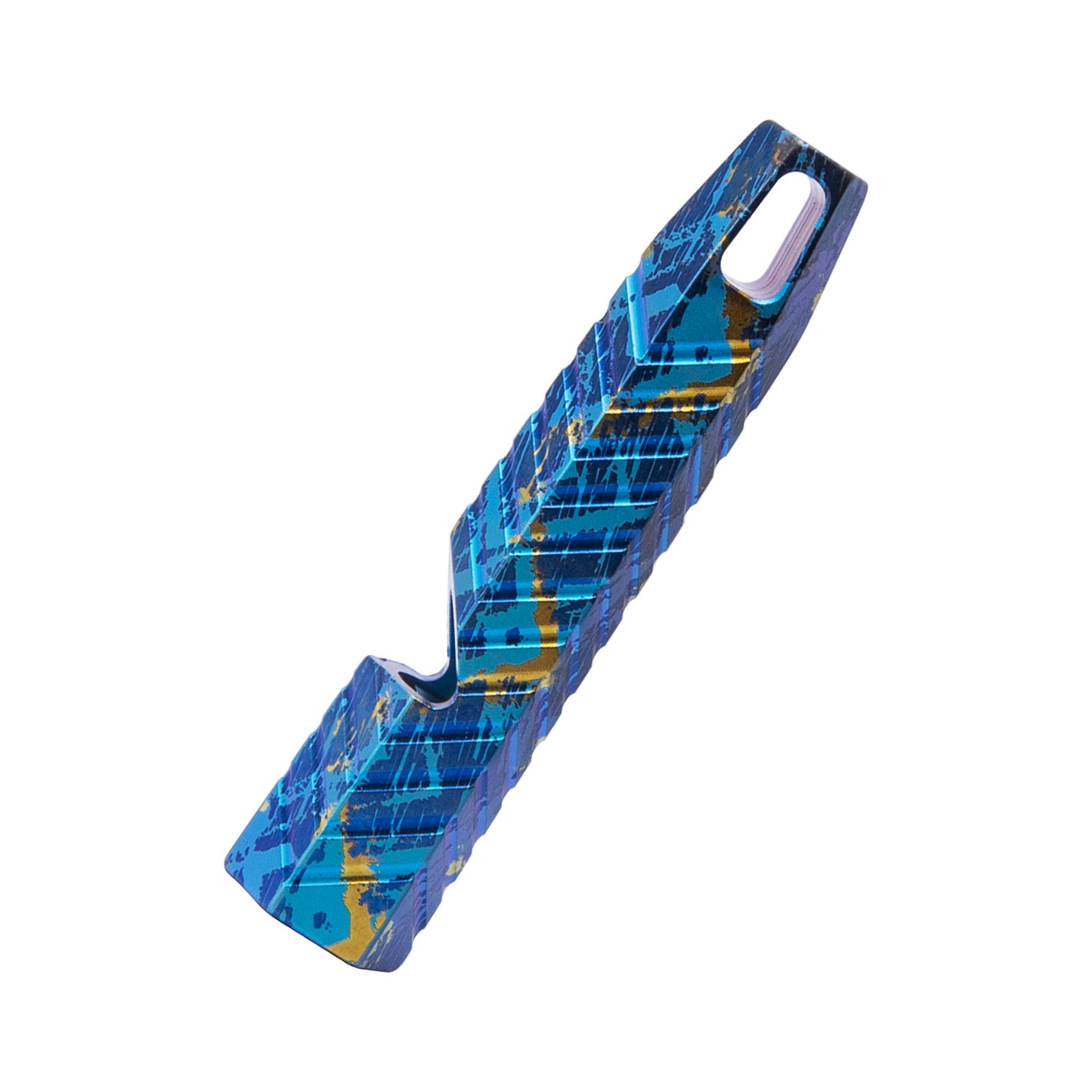 Titanium alloy whistle 120 decibels burst sound, non-slip and durable, essential emergency equipment for outdoor EDC