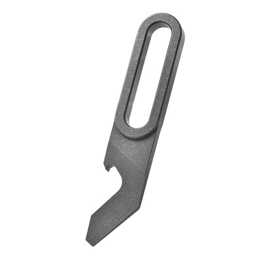 Titanium Alloy Multifunctional Mini Crowbar EDC Tool Keychain Box Opener Artifact Bottle Opener Screwdriver