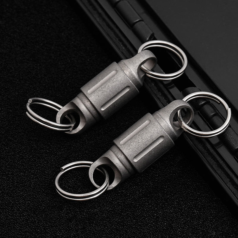 Unlock a new portable experience: Titanium alloy magnetic quick release keychain