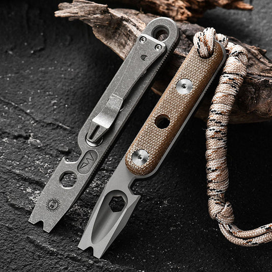 Is This the Ultimate EDC Tool? Discover the Titanium Crowbar That Does It All.
