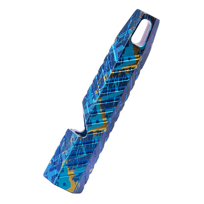 Titanium alloy whistle 120 decibels burst sound, non-slip and durable, essential emergency equipment for outdoor EDC