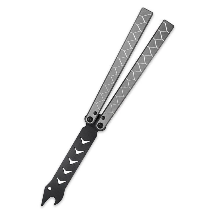 MANCOPE  Aluminum Handle Butterfly Knife Balisong Trainer Spirit Snake BK007-G