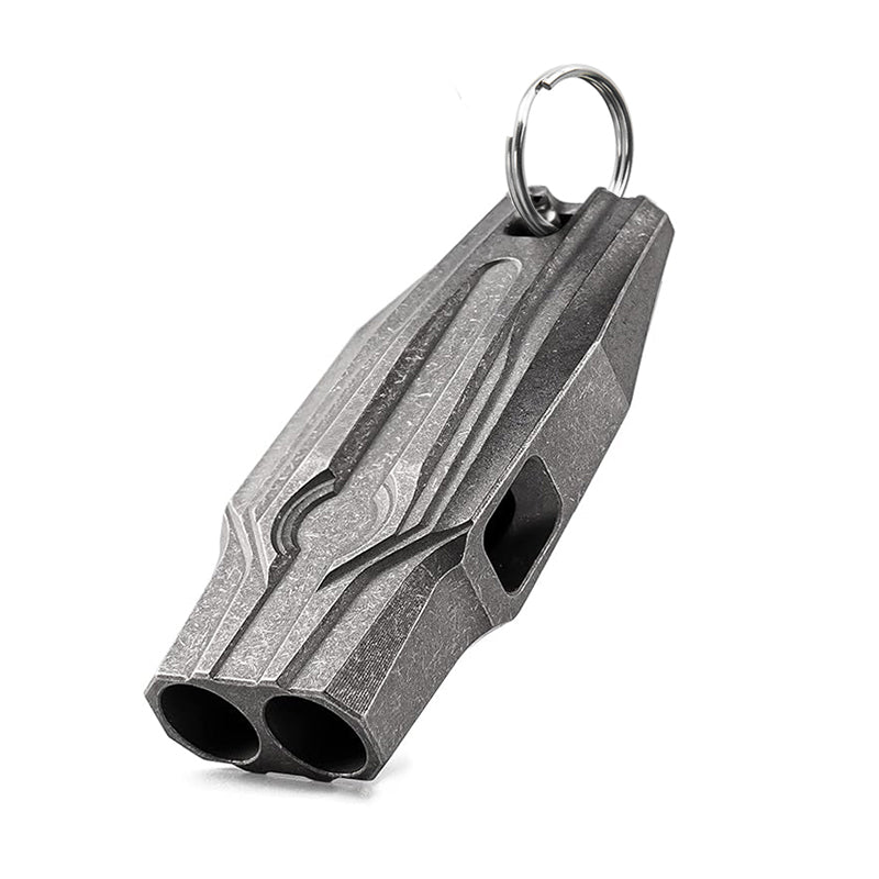 Free shipping special for you Exclusive offer Titanium Alloy Survival Whistle, Double-Barreled For Loud 120Db Sound, Ideal For Outdoor Adventures & Emergencies