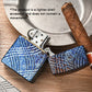 Blue-Purple Titanium Alloy Lighter Case, No Insert Included, EDC Men's Gift