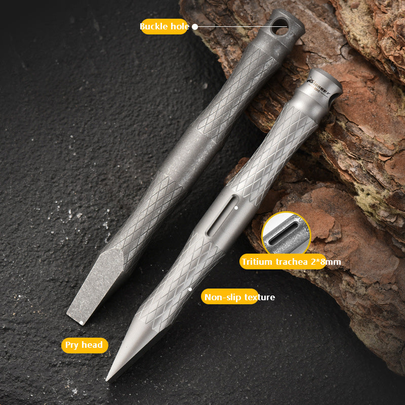 Titanium Alloy Crowbar: Multifunctional Outdoor Tool & Portable EDC Tool