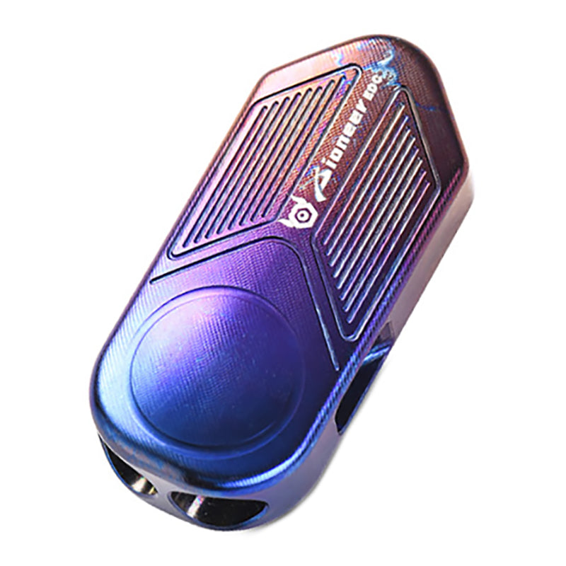 High Decibel Titanium Alloy Double-Hole Whistle Waterproof Dazzling Color Portable EDC Tool