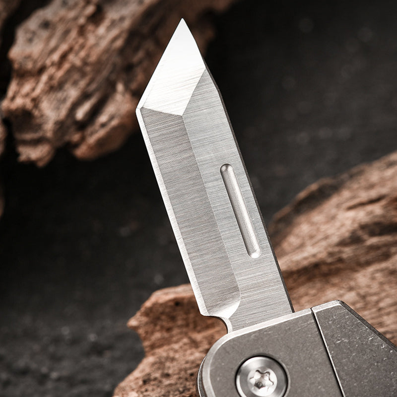 Multifunctional Titanium Alloy Utility Knife Tool With Wrench EDC And Outdoor Use