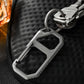Titanium alloy with corkscrew keychain, high elasticity outdoor carabiner, strap buckle
