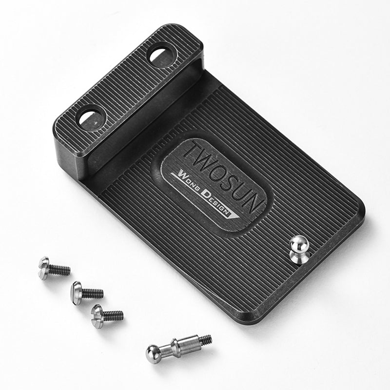 Black Ribbed Titanium Alloy Belt Buckle Men's Outdoor Portable Buckle (No Belt Included)