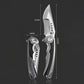 Elmax Titanium Alloy Folding Knife Zirconium Alloy Patch Outdoor Camping Portable Tool