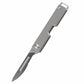 Titanium Alloy Stationery Scalpel Keychain Portable Pendant Out of the Box with 10#24 Blades Suitable for EDC/Manual Use