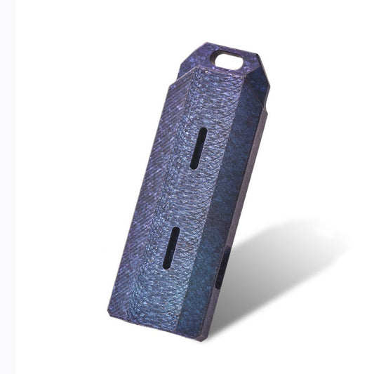 Outdoor titanium alloy whistle EDC high decibel burst whistle