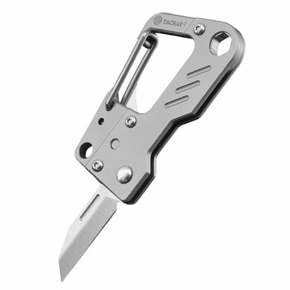 Titanium Alloy Keychain Multifunctional Tool Bottle Opener Suitable for EDC and Outdoor Use