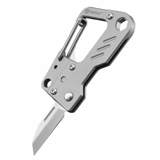 Titanium Alloy Keychain Multifunctional Tool Bottle Opener Suitable for EDC and Outdoor Use