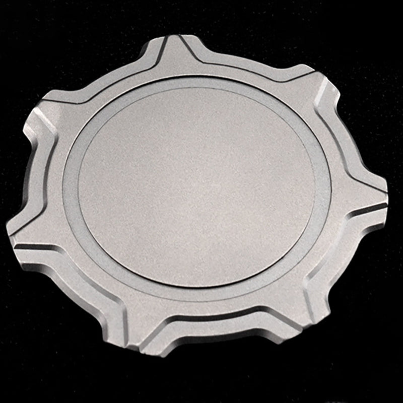 Gray Gear Titanium Alloy Commemorative Coins For Daily Decompression And Play