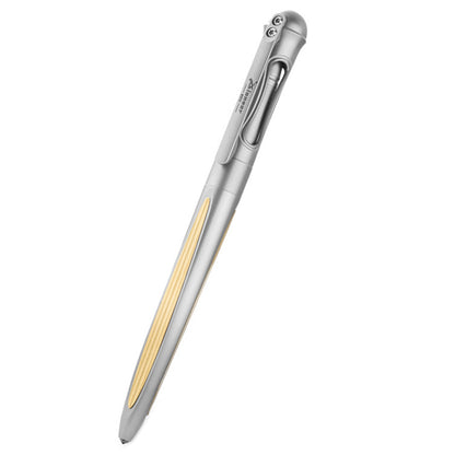 Brass Titanium Alloy Tactical Pen Multifunctional Portable EDC Equipment（Sand blasting）