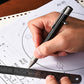 Titanium Alloy Carbon Fiber Tactical Pen, Multifunctional Portable Writing Pen（Stone washing）