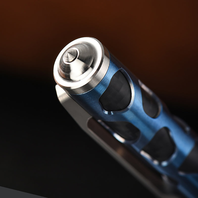 Carbon Fiber Titanium Alloy Multifunctional Tactical Pen, Portable EDC Gear