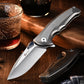 Titanium Alloy Folding Knife M390 Blade, Sandblasting Process, EDC Outdoor Tool