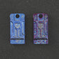 Emergency Whistle Titanium Whistle Double-Tube Whistle KS007 Purple