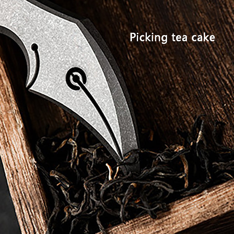 Titanium Alloy Multifunctional Crowbar Stone Washing Process Tea Needle Suitable For EDC Outdoor Camping Use