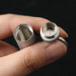 Pure Titanium Double-Layer Waterproof Pill Box, Travel Portable Pill Dispenser Box